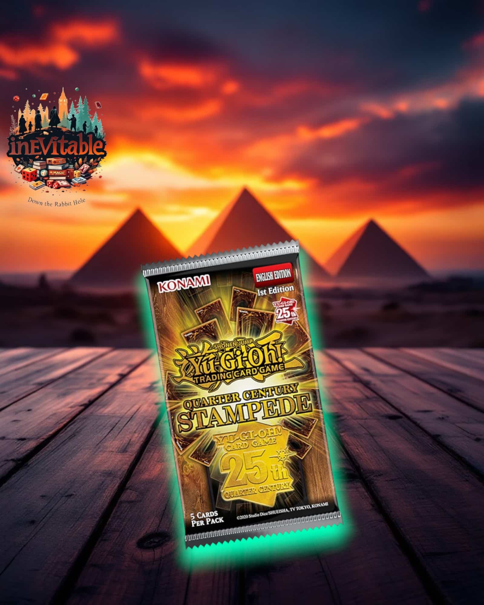 1 x Booster Pack Quarter Century Stampede: Yu Gi Oh!