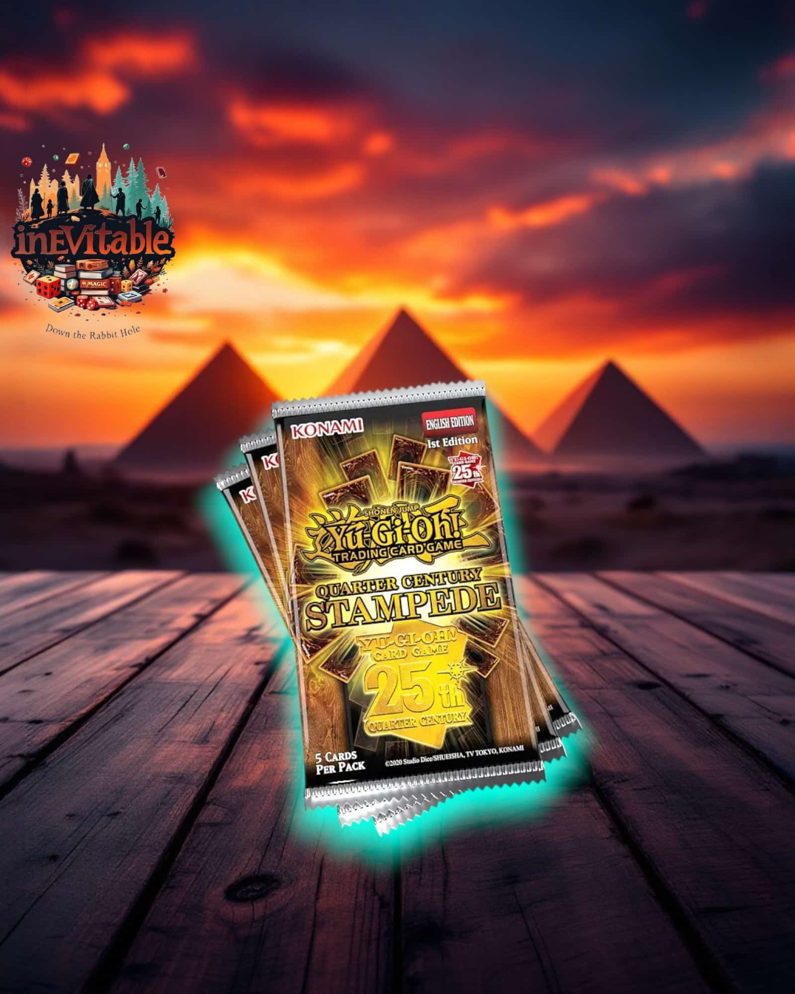 3 x Booster Pack Quarter Century Stampede: Yu Gi Oh!