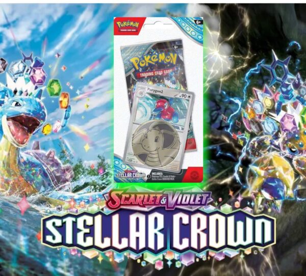 Scarlet & Violet Stellar Crown Booster Blister + Promo + Coin