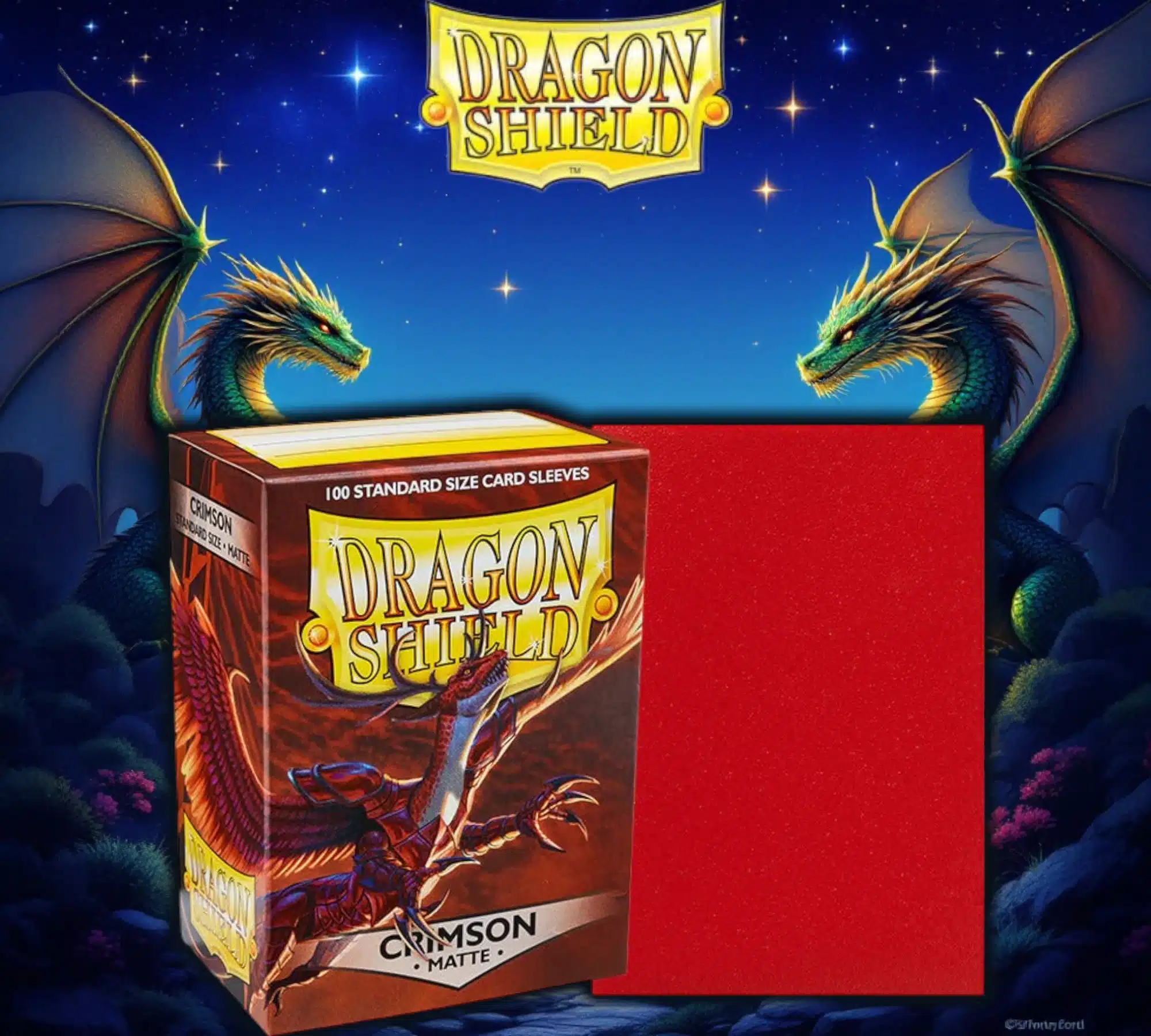 Mica Standard Dragon Shield Crimson Matte c/100