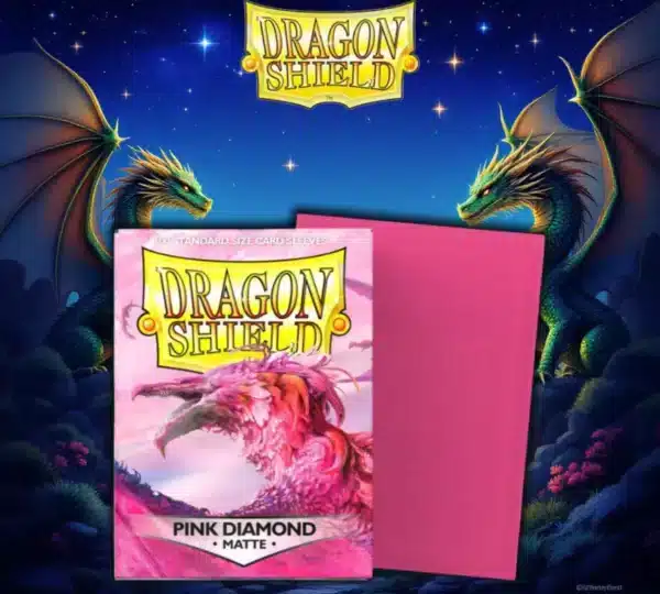Mica Standard Dragon Shield Pink Diamond Matte c/100