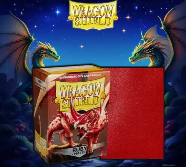 Mica Standard Dragon Shield Ruby Matte c/100