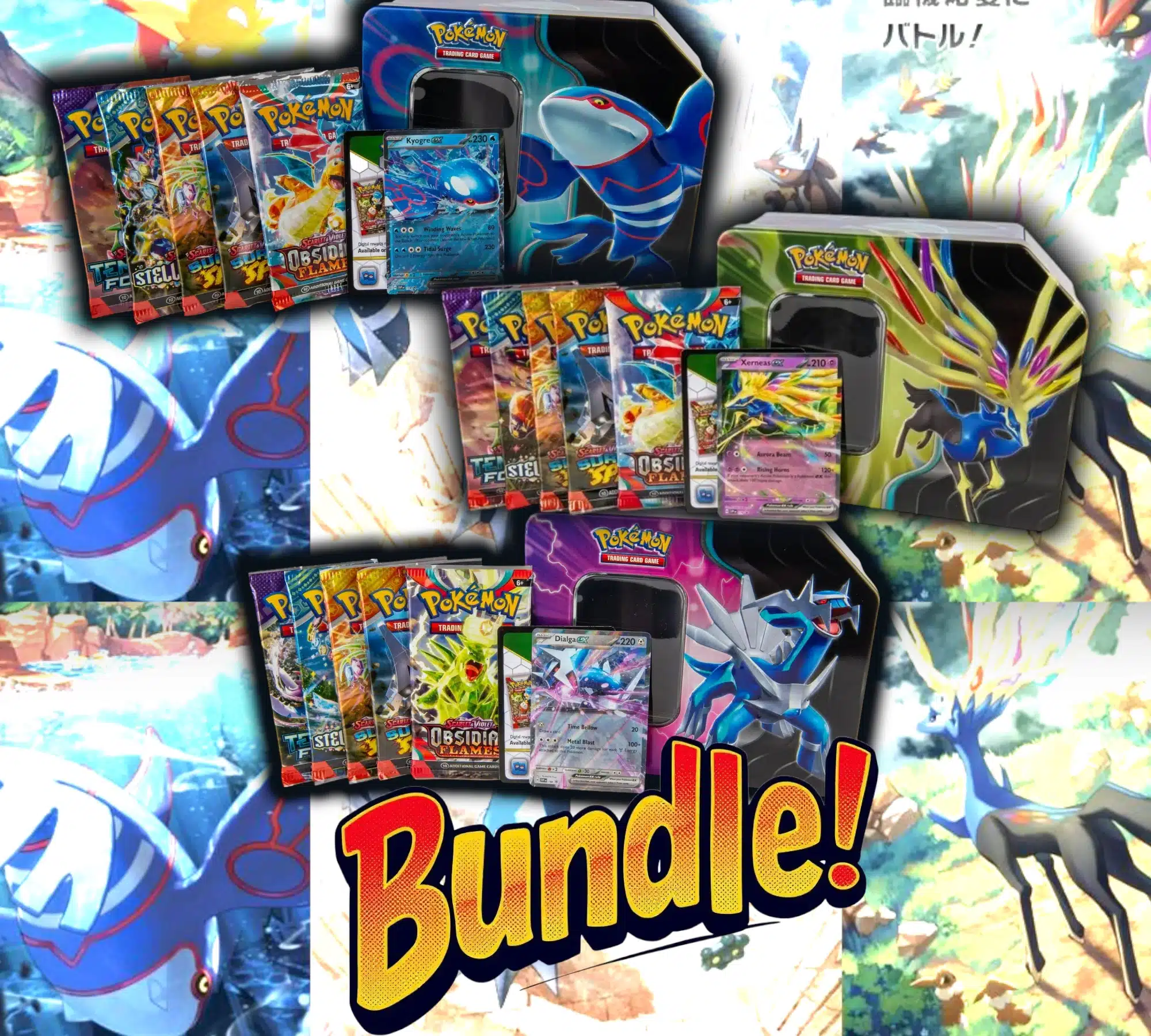 Bundle Azure Legends Tins Set (Trio)