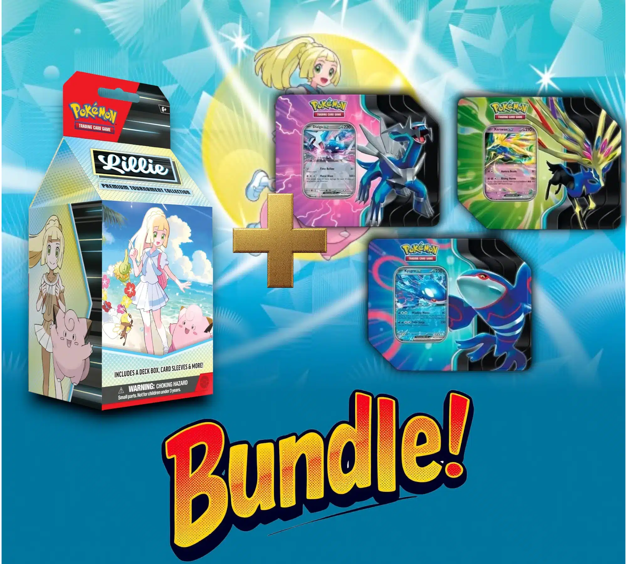 Bundle Azure Tin + Lillie Premium Tournament Collection