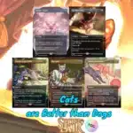 Secret Lair x Cats Are Better Than Dogs Foil