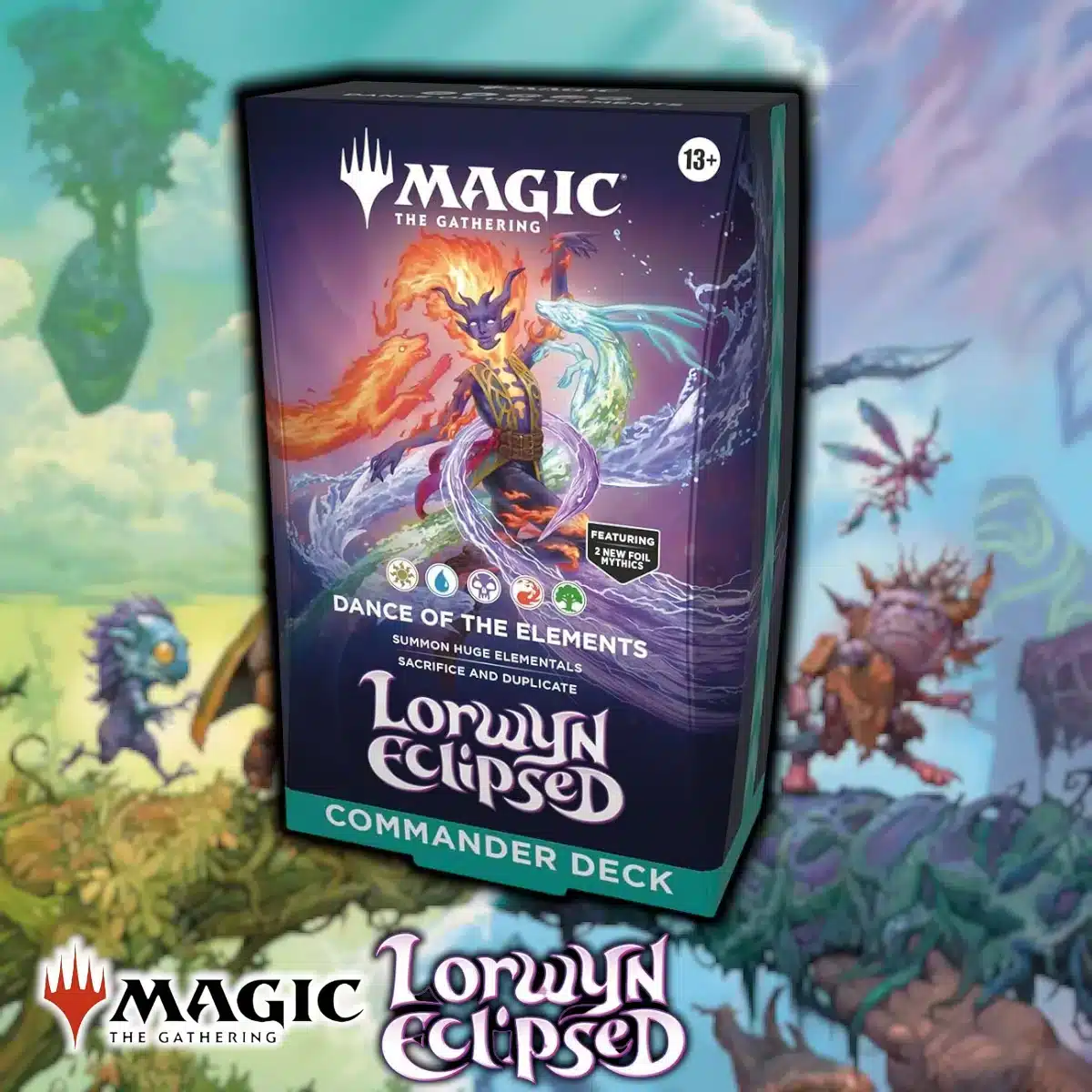 LorwynCommander1 Lorwyn Eclipsed – Dance of the Elements Commander Deck - Magic: The Gathering - Imagen 1