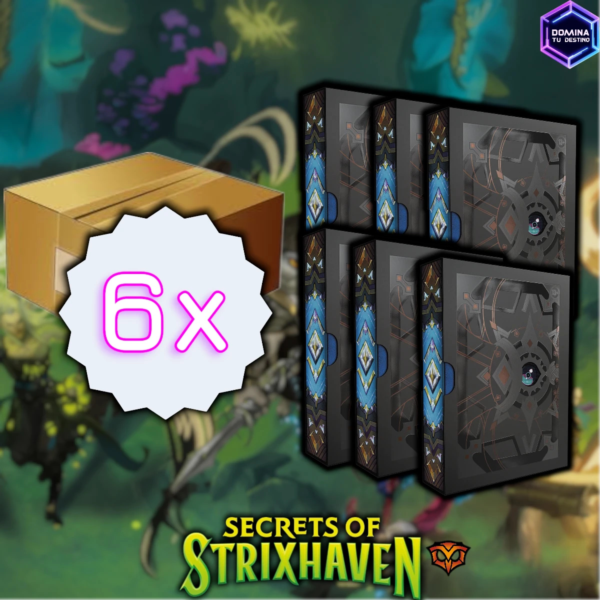CaseSecretsofStrihavenCodeBundle Case (6) Codex Bundle (Inglés) | Secrets of Strixhaven - Magic: The Gathering - Imagen 1