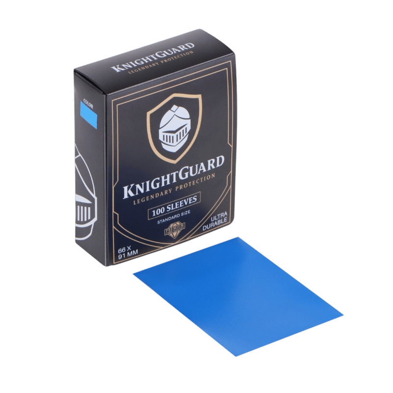 MicasAzul Sleeves Standard Azul - Knightguard - Imagen 1
