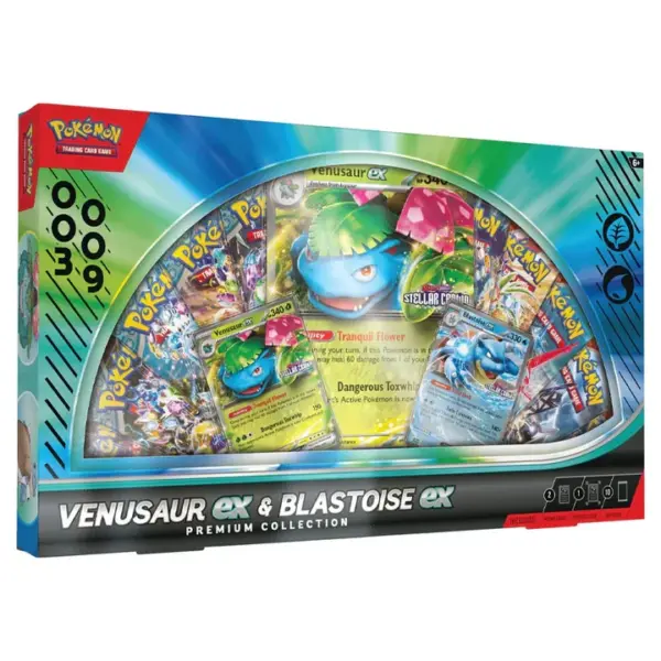 Pokémon Venusaur ex & Blastoise ex Premium Collection