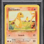 1999 Pokemon Base Set Charmander #46 PSA 5 EX