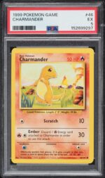 1999 Pokemon Base Set Charmander #46 PSA 5 EX