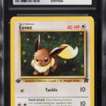 2000 Pokemon Team Rocket 1st Edition Eevee #55 CGC 9 MINT