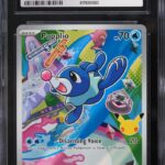 2026 Pokemon Mega Evolution Promo First Partner Illustration S1 Full Art Popplio #45 CGC 10 GEM